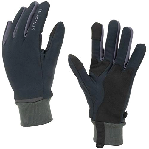 Mountain Bike Gloves : SealSkinz All Weather Unisex Waterproof Fusion Control Cycling Gloves - Black, Small / Full Finger Winter Ride Cycle Bike Mitten Hand Wear Mitt Pair Warm Mountain MTB Road Commute Rain Water Resistant