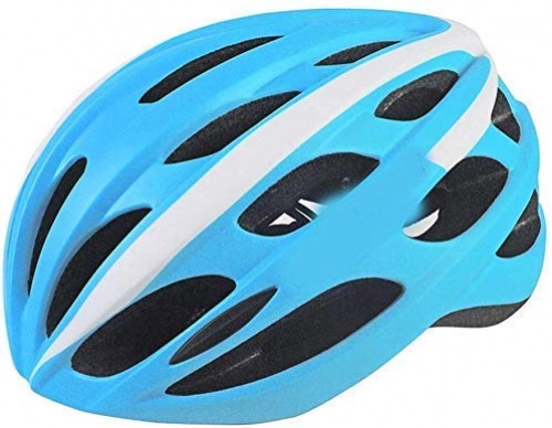 Mountain Bike Helmet : Bicycle Mountain Bike Riding Helmet Men And Women Safety Helmet Integrated Molding Rechargeable 58-62cm Effective xtrxtrdsf (Color : Blue)