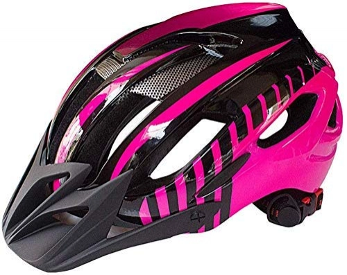 Mountain Bike Helmet : Bicycle Mountain Bike Safety Helmet Integrated Molding Helmet Universal Riding Equipment Effective xtrxtrdsf (Color : Pink)