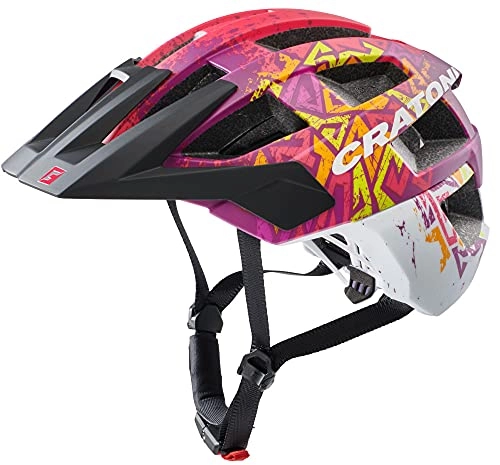 Mountain Bike Helmet : Cratoni Allset Mountain Bike Helmet Inline Helmet (Wild Pink, S-M (54-58 cm)