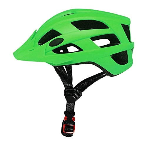 Mountain Bike Helmet : FAGavin Motorcycle Helmet Adult Professional Bicycle Helmet Protective Gear For Men And Women One-piece Mountain Riding Helmet (Color : Green)