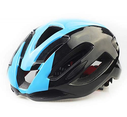 Mountain Bike Helmet : Fenghezhanouzhou Bicycle Accessories PC And EPS Material Mountain Bike Helmet, Integrated Molding Riding Helmet Outdoor, Unisex (Color : Black blue)