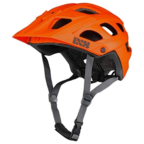 Mountain Bike Helmet : IXS RS Evo MTB Trail / All Mountain Unisex Adult Helmet, Orange, XL (58-62 cm)