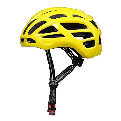 Mountain Bike Helmet : Kaper Go Bicycle Helmet Integrated Molding Men And Women Riding Helmet Bicycle Helmet Mountain Bike (Color : Yellow)