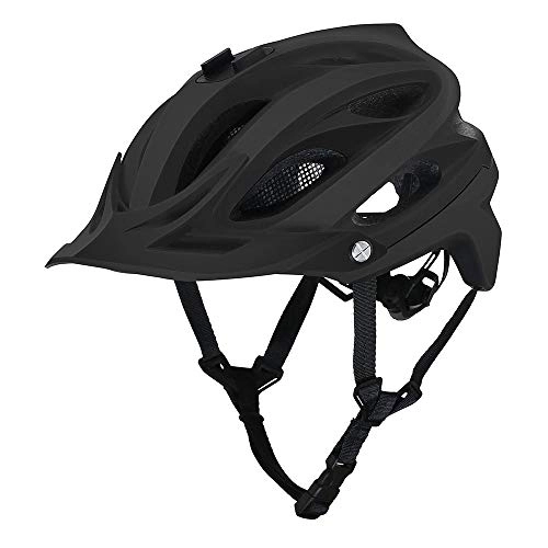 Mountain Bike Helmet : Kaper Go Mountain Cross-country Bicycles For Men And Women Breathable Safety Riding Helmets Can Be Equipped With Sports Cameras (Color : Black)