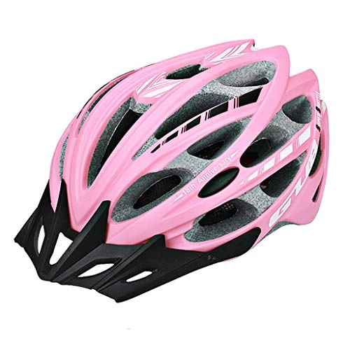 Mountain Bike Helmet : LHY SPORTS Bike Helmet Cycling Helmet Men And Women Bicycle Mountain Road Bike Balance Bike Safety Hat Cycling Equipment, Pink, 57~61cm