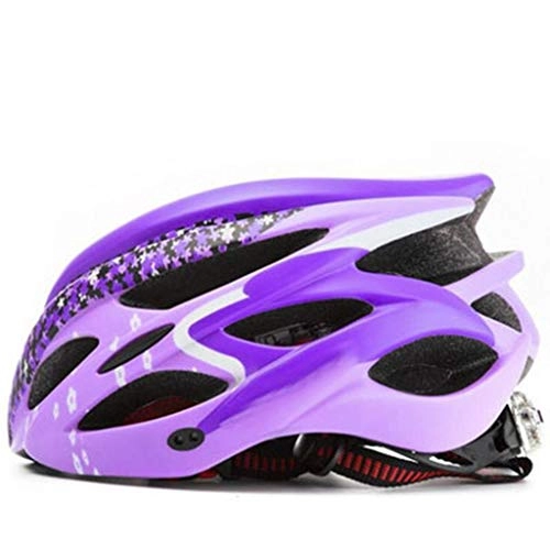Mountain Bike Helmet : LXLAMP cycle helmet road bike helmet Bicycle Helmet Women Bike Helmet With Light E-bikes For Adults Schwinn Bike Helmet Trek Helmet ladies cycle helmets road cycling helmet