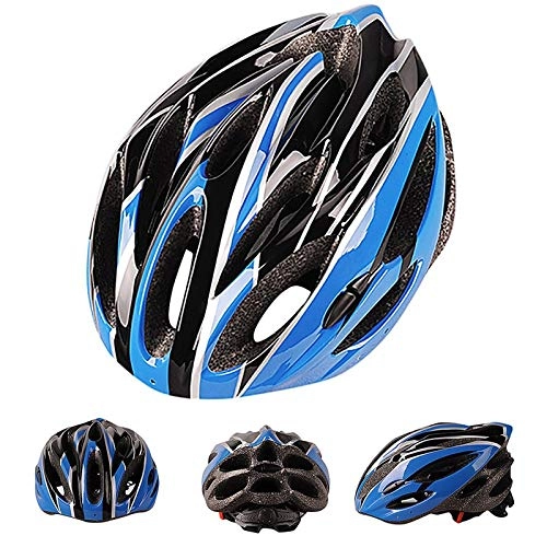 Mountain Bike Helmet : NTMD Cycling helmet helmets for adults bicycle womens Carbon Bike Cycling Skate Helmet Mountain Bike Helmet Basketball Shooting Sport Outdoor Youth Safety Helmet (Color : Blue)