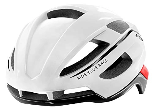 Mountain Bike Helmet : R & R Enterprises R&R AERO Road Bike Helmet Cycling Helmet Mountain Bike Helmet MTB Helmet Triathlon Helmet for Men and Women, Womens Men, white / red, M (54-58 cm)