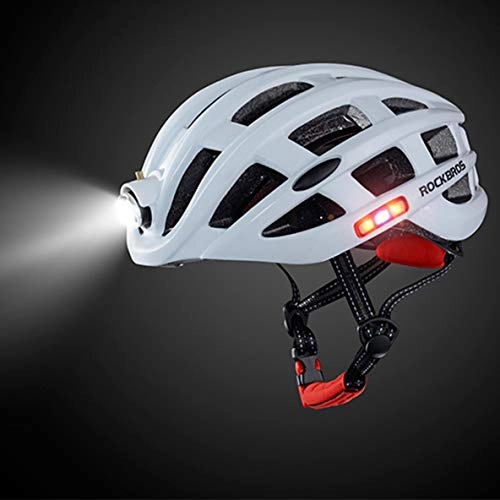 Mountain Bike Helmet : Rouku Outdoor Sports Helmet With Light Mountain Bike Riding Safety Helmet For Cycling Bike Bicycle Riding