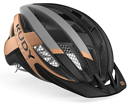 Mountain Bike Helmet : Rudy Project Venger MTB Helmet Black / Bronze Matte Head Circumference S 51-55 cm 2021 Bicycle Helmet