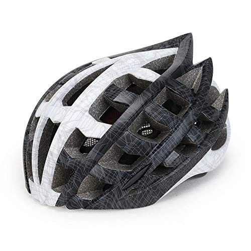 Mountain Bike Helmet : Stella Fella Helmets Men Helmet Mountain Bike Helmet Integrated Helmet Riding Anti-collision Helmet Outdoor (Color : White)