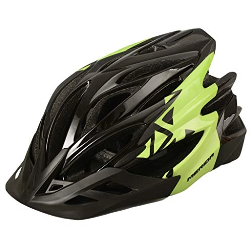 Mountain Bike Helmet : SXWB Cycling Helmet Adjustable Bicycle Helmet with Visor Breathable Mountain Bike Helmet Lightweight Road Bike Helmet Unisex Unisex Allround Cycling Helmets (Color : A)