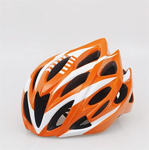 Mountain Bike Helmet : TBSHLT Adult Safety Helmet Adjustable Road Cycling Mountain Bike Bicycle Helmet PC+EPS Ultralight Inner Padding Chin Protector 23 Air Vents, orange