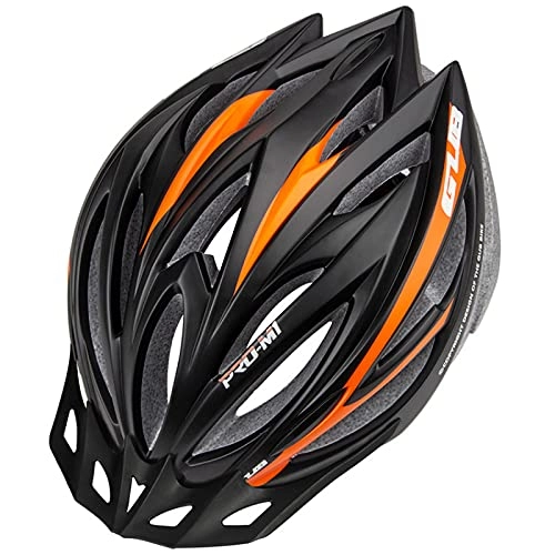 Mountain Bike Helmet : TENKY Bicycle Helmet for Men Women, Cycling Climbing Helmet Integrally-molded Riding Safety Cap, MTB Road Electric Bike Helmet Adjustable 55-61cm