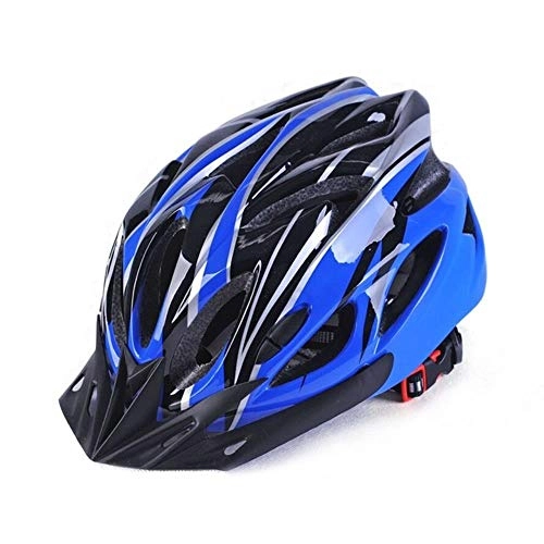 Mountain Bike Helmet : TTZY Mtb Bicycle Helmet Casco Ciclismo Cycling Hat Bike Caps Ultralight Road Mountain Fietshelm Breathable Head Protector Bicicleta, Blue, M
