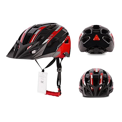 Mountain Bike Helmet : Ububiko Bicycle Helmet Mtb Mountain Bike Helmet With Led Taillight Cycling Helmet Road Bike Helmet For Adult Men Women
