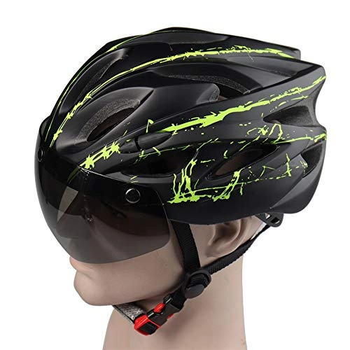 Mountain Bike Helmet : XDXDO Bicycle Riding Helmet Comes with Goggles, Mountain Bike Integrated Helmet Outdoor Riding Equipment, Suitable for Male And Female Sports Outdoor Protective Equipment