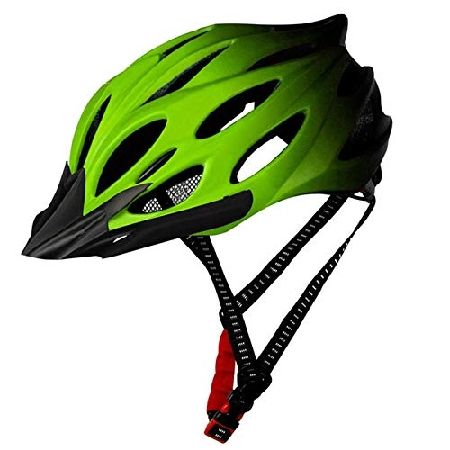 Mountain Bike Helmet : XIAOKUKU Adult Bicycle Helmets, Men'S And Women'S LED Bicycle Helmets, Breathable And Low Wind Resistance-EPS Soft Protective Inner Lining Removable-For Mountain Bike Road Bikes, Yellow
