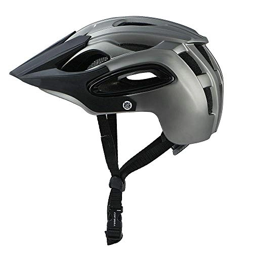 Mountain Bike Helmet : XYBB Helmet Ultralight Cycling Helmet Integrally-molded Bike Bicycle Helmet MTB Road Riding Safety Hat Helmets Cap M(54-58CM) LightGrey