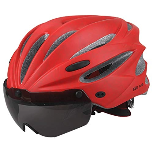 Mountain Bike Helmet : Yissma Cycle Bike Helmet with Detachable Magnetic Goggles Visor Adjustable Mountain & Road Bicycle Helmets Safety Protection