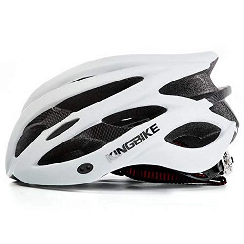 Mountain Bike Helmet : Youth ever Unisex Ultralight Cycling Helmet with Taillight Visor Road Mountain Bike Helmet Allround Helmets
