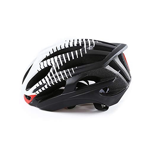 Mountain Bike Helmet : YuuHeeER 1PC Mountain Bike Helmet Cycle Helmet Ultralight Streamline Warning Tail Light Protection Pad Durable Regulator
