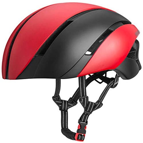 Mountain Bike Helmet : YWZQ Ultralight Bike Helmet, Cycling EPS Integrally-Molded Helmet Reflective Mtb Bicycle Safety Hat 57-62 CM for Men Women, Red