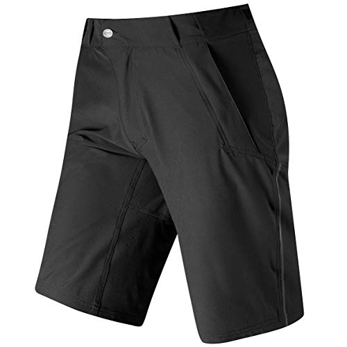 Mountain Bike Short : Altura All Roads-X Mens Baggy Cycling Shorts - Black, Medium / Cycle Leg Wear Waist Padded Inner Chamois Liner Under Pant Loose Mountain MTB Trail Road Commute Summer Ride Sport Casual Bicycle Clothing