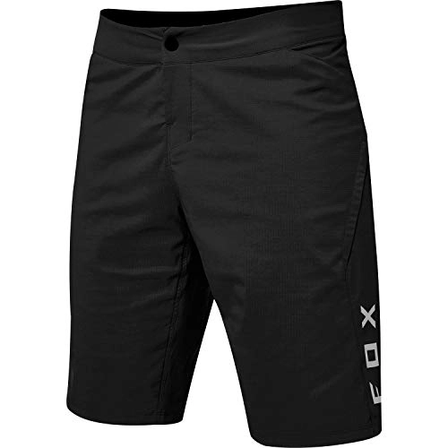 Mountain Bike Short : Fox Ranger DWR Mens Mountain Bike Shorts - Black, 36 Inch Waist / Waterproof Rain Water Resistant MTB Bicycle Cycling Cycle Trail Enduro Off Road Biking Under Ride Wear Padded Chamois Inner Liner Pad