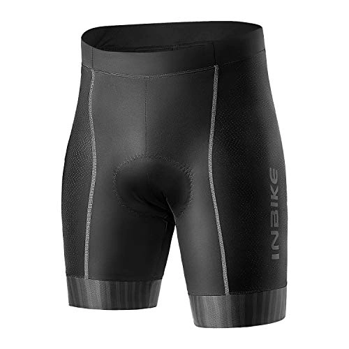 Mountain Bike Short : INBIKE Cycling Shorts for Men Padded Mens Mountain Bike MTB Bikes Sports Bicycle Cycle Underwear Women Accessories Road Undershorts Foam Padding Tight Black S