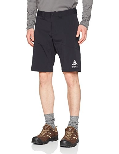 Mountain Bike Short : ODLO Morzine Element Men's Mountain Bike Shorts, Mens, Short MORZINE ELEMENT, black, FR : M (Taille Fabricant : M)