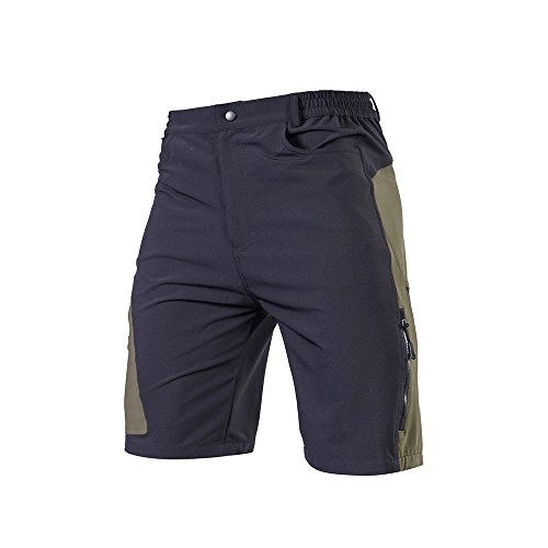 Mountain Bike Short : TOM SHOO Men's Baggy Cycling Shorts Breathable Loose-Fit Outdoor Sports MTB Cycling Running Shorts