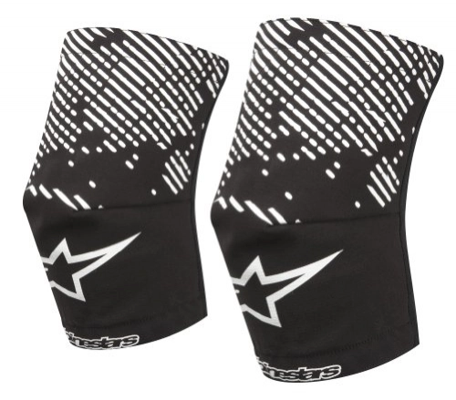 Protective Clothing : Alpinestars MTB Knee Sock Protection Accessories - Black / White, Medium / Large