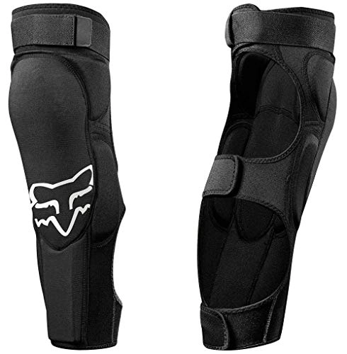 Protective Clothing : Fox Launch D3O Knee / Shin Guard - Black, Large / Pair Set Leg Guard Pad Tough Padding Safety Safe Protective Protector Protect Body Man Male Unisex Bicycle Cycling Cycle Biking Bike MTB Downhill Ride