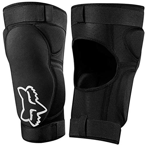 Protective Clothing : Fox Launch Pro Youth Knee Guards - Black, One Size / Children Child Kid Boy Girl Leg Pad Protection Protective MTB Mountain Biking Bike Cycling Cycle Bicycle Hard Body Safety Safe Padding Pair Set