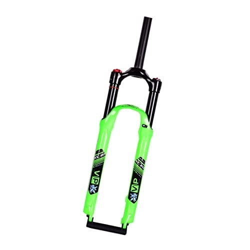 Mountainbike Gabeln : IOPY Mountainbike Vorderradgabel Gasgabel Fahrrad Stoßdämpfer Schulterkontrolle 26in / 27.5in / 29in 32mm Rohr Gasgabel (Color : Green, Size : 27.5in)