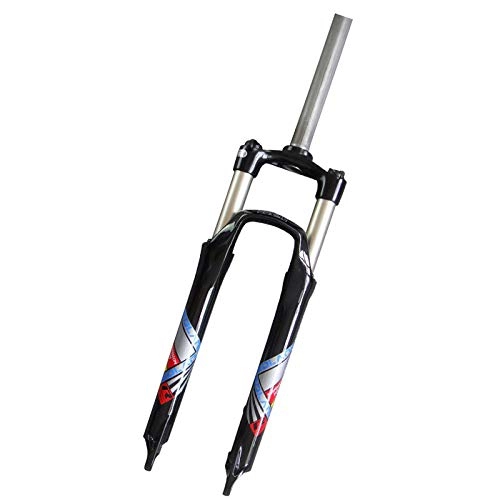 Mountainbike Gabeln : SYLTL Mountain Bike Federgabel 26in Ultraleicht Aluminiumlegierung Suspension Hub: 100 mm, Schwarz