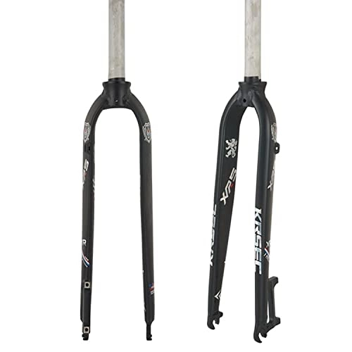 Mountainbike Gabeln : WLDOCA MTB-Vorderradgabel Mountainbike Universal-Vorderradgabel Aluminiumlegierung Fahrradscheibenbremse Harte Vorderradgabel für 26 / 27, 5 / 29 '' XC MTB, B, 685mm