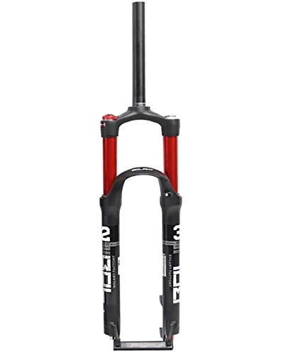 Mountainbike Gabeln : WXX Aluminum Alloy Mountain Bike Gabel 26 / 27, 5 / 29-Zoll-Schulter-Steuerung MTB Aufhngung pneumatisch Federgabel Fahrrad Stodmpfer, Rot, 29 inch