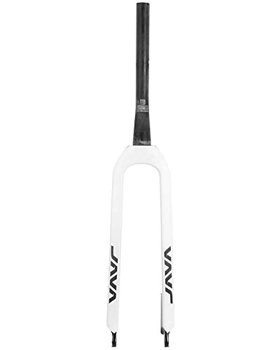 Mountainbike Gabeln : WXX Super Light Carbon-Faser-Fahrrad-Vordergabel 26 / 27.5" Mountain Bike Gabel Scheibenbremse Bike Hartgabel durch Shaft 100 mm, Wei, 27.5 inch