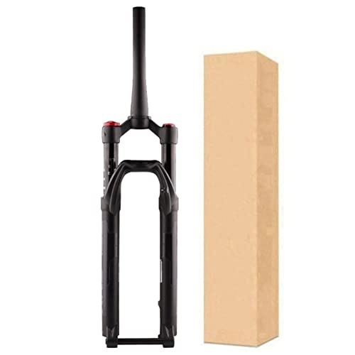 Mountainbike Gabeln : ZECHAO Fahrrad Federgabel MTB 130mm Travel, 15 * 100mm Rebound-Anpassung 27, 5 / 29in Fahrrad Stoßdämpfer Gabel 1-1 / 2" Fahrrad Federgabel (Color : Black, Size : 27.5inch)