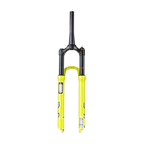 Mountainbike Gabeln : ZECHAO Luftdruck Stoßdämpfer MTB Vorderrad Gabel, 26 / 27, 5 / 29 Zoll Hub 130mm QR 9x100mm Mountainbike Gabeln Outdoor Sports Fahrrad Federgabel (Color : Cone Tube RL, Size : 27.5inch)