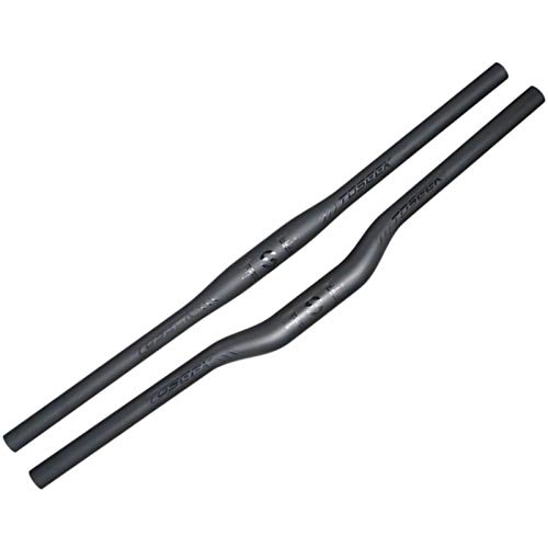 Mountainbike-Lenker : ACEACE Fahrrad Lenker MTB Lenker Aufstieg Flat-Bar Fahrradteile Black Matte UD Carbon-Faser-Fahrrad-Lenker 31.8mm (Color : Riser 760mm)