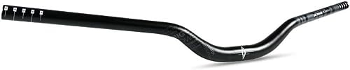 Mountainbike-Lenker : Big Swallow Aluminium Mountainbike 50 mm Lift-Lenker 780 mm MTB-Lenker DH / XC / AM / FR MTB-Lenker (Color : Black)
