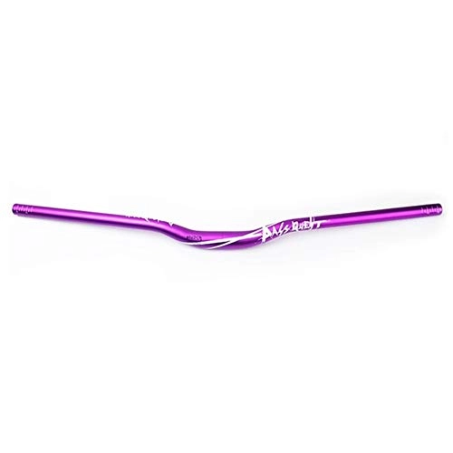 Mountainbike-Lenker : Dauerhaft Fahrradlenker 720 / 780mm MTB Mountain Bike Aluminiumlegierung Racing Swallow-förmige Lenker for MTB Modisch (Color : 720mm Purple White)