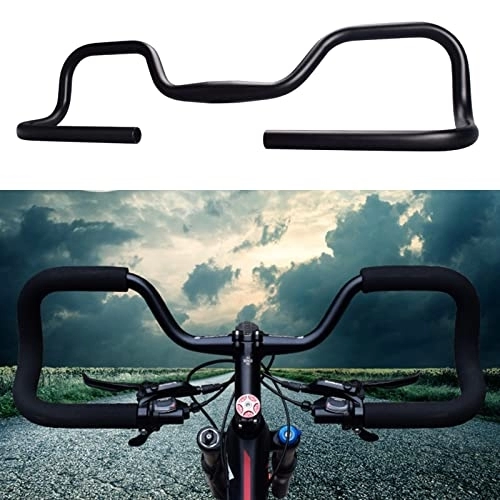 Mountainbike-Lenker : Zubehör MTB Bike Butterfly-Fahrradlenker 31, 8mm Aluminiumlegierung, Ersatzzubehör schwarz (Color : Handlebar)