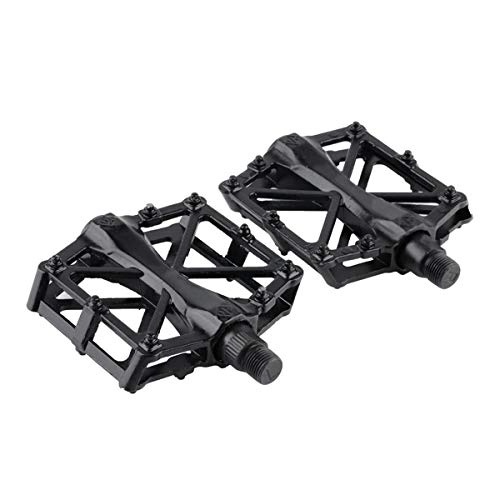 Mountainbike-Pedales : Greatangle Pair Ultralight Aluminum Alloy Bicycle Pedals Mountain Bike Pedal MTB Road Cycling Riding Alloy Wellgo Pedal Treadle Black Black