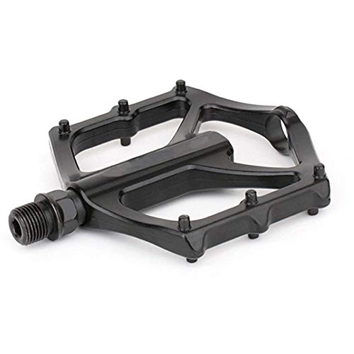 Mountainbike-Pedales : JCNVT Mountain Bike Pedal leichte Aluminiumlegierung Lager Pedale for BMX-Straße MTB Fahrrad Wasserdicht und staubdicht (Color : Black)