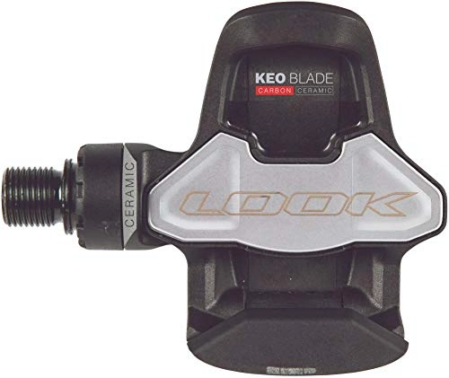 Mountainbike-Pedales : LOOK Cycle - Keo Blade Carbon Keramik-Fahrradpedale - Hochleistungsfähige aerodynamische Look Keo Pedale - Carbon-Blade - Keramiklager - Reibungsreduzierung - Lange Lebensdauer